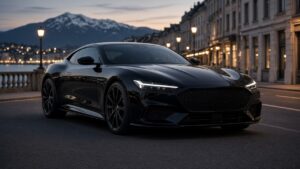Coupé de luxe noir